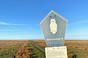 Schild Nationalpark Wattenmeer